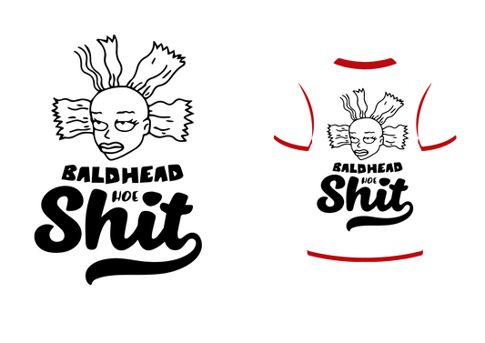 Bald-Headed H* Sh*t Tee