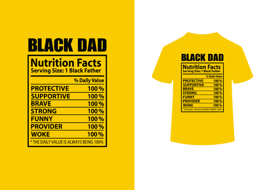 Black Dad Tee