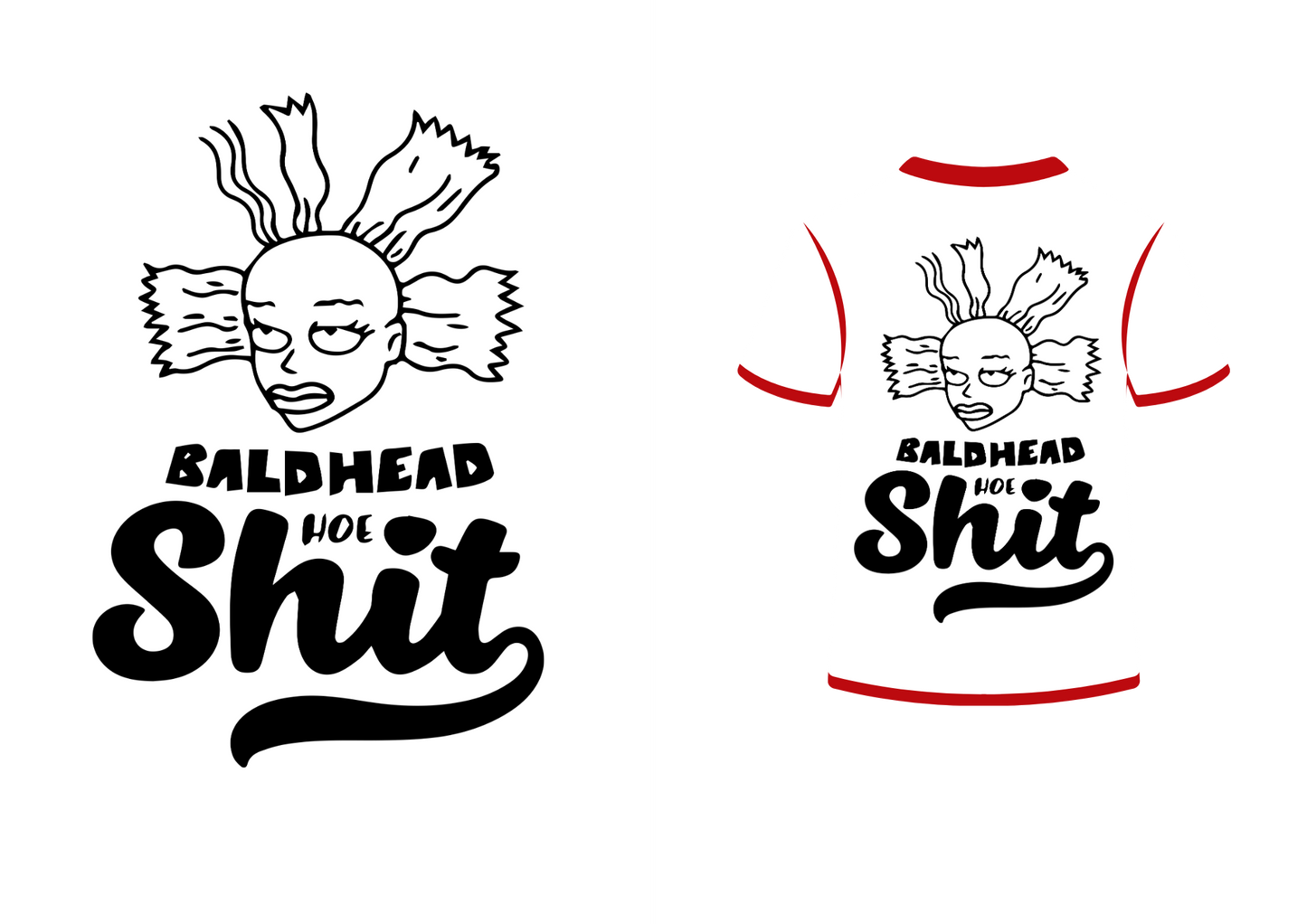 Bald-Headed H* Sh*t Tee